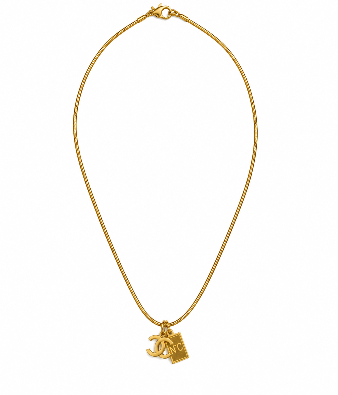Vintage Double Charm Necklace