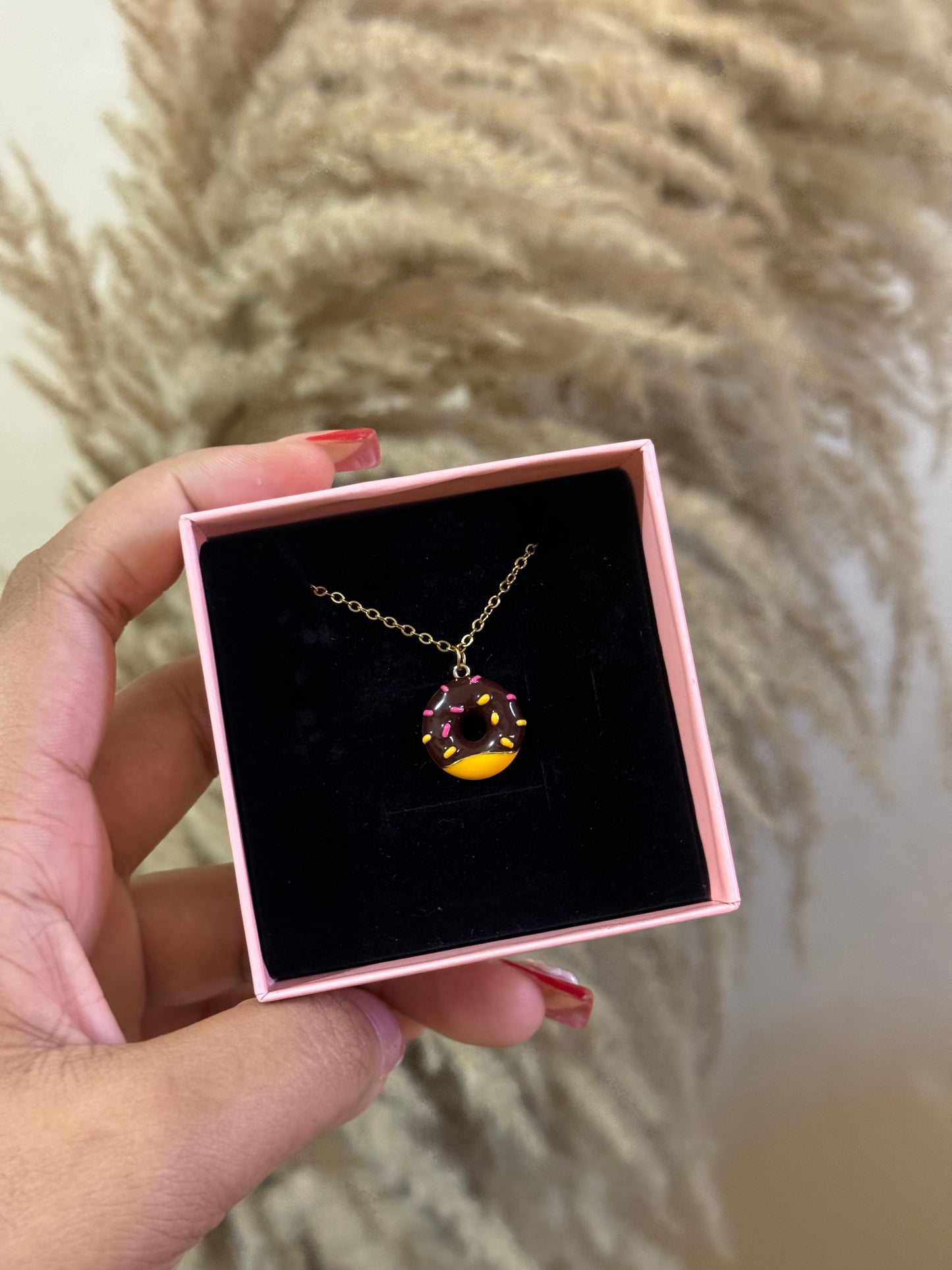Donut stainless steel necklace