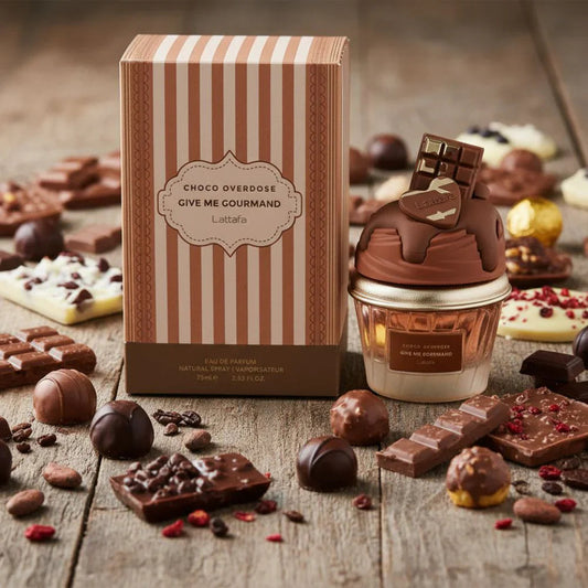Choco Overdose Eau de Parfum 75ML – Lattafa | Give Me Gourmand Collection