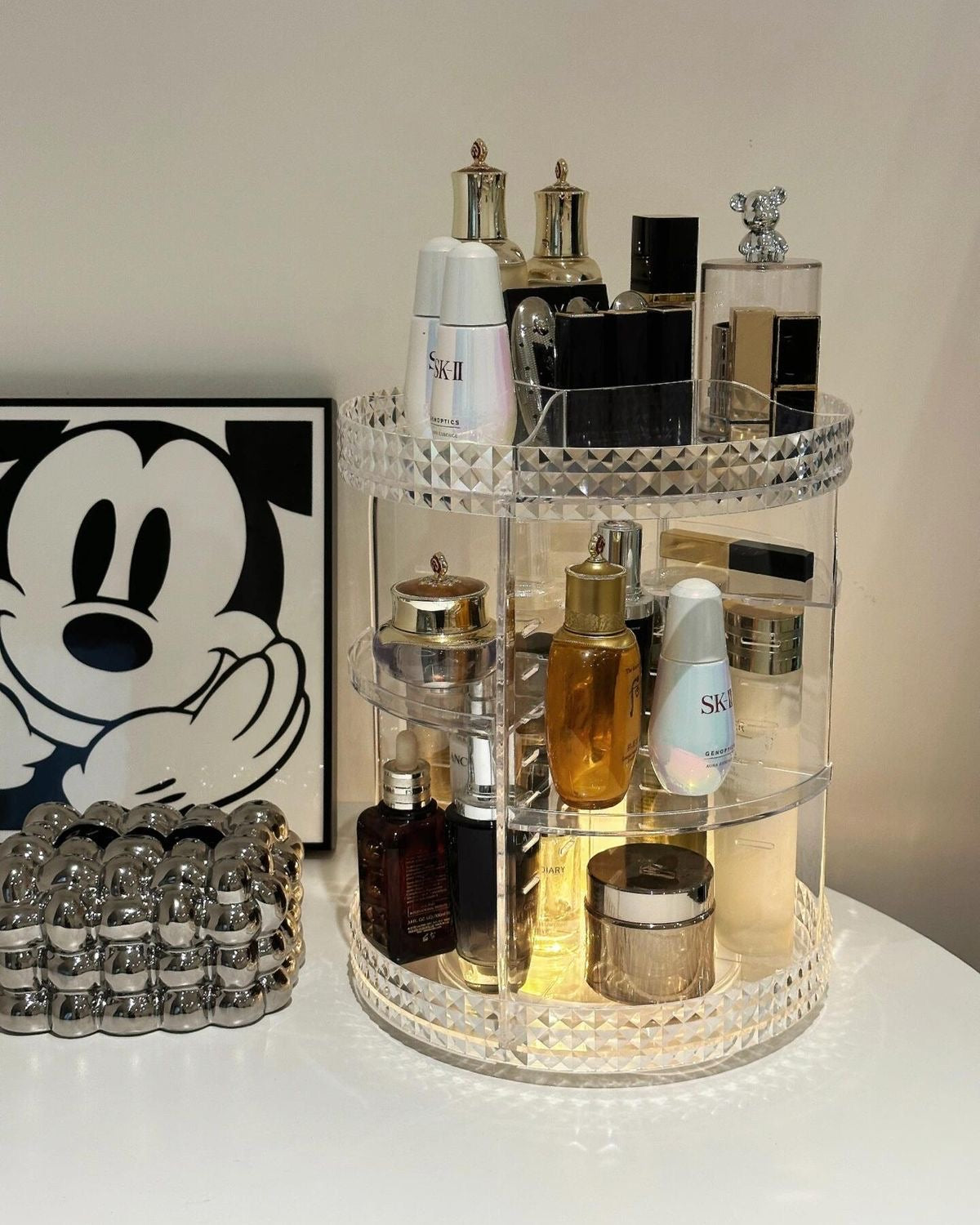 The Vanity Edit | 360° Rotating Beauty Organizer