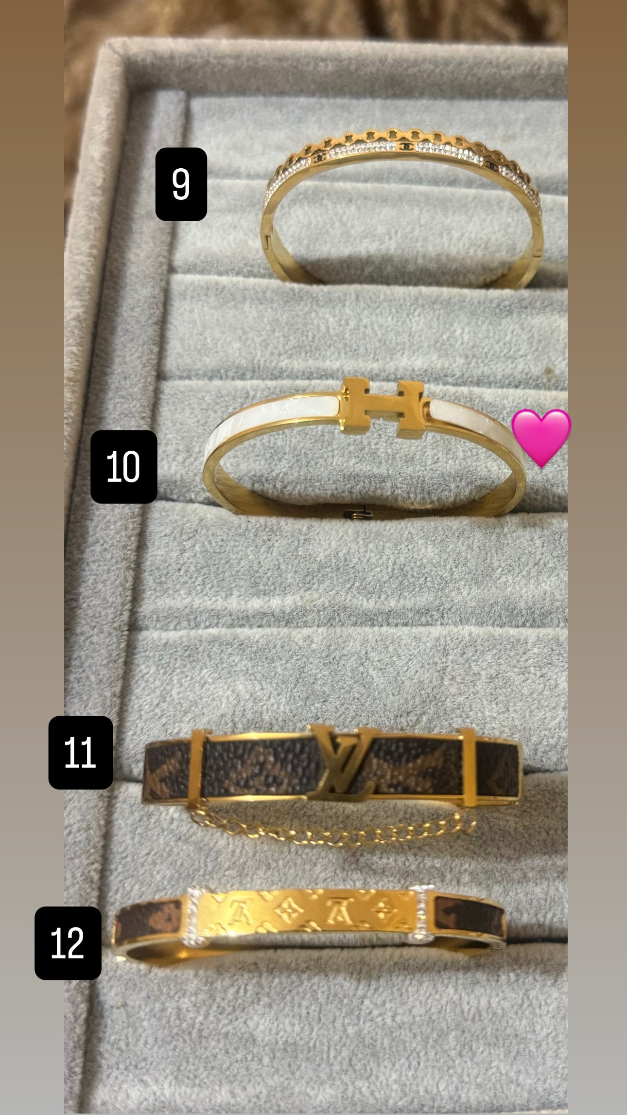 Stainless steel luxury bracelets