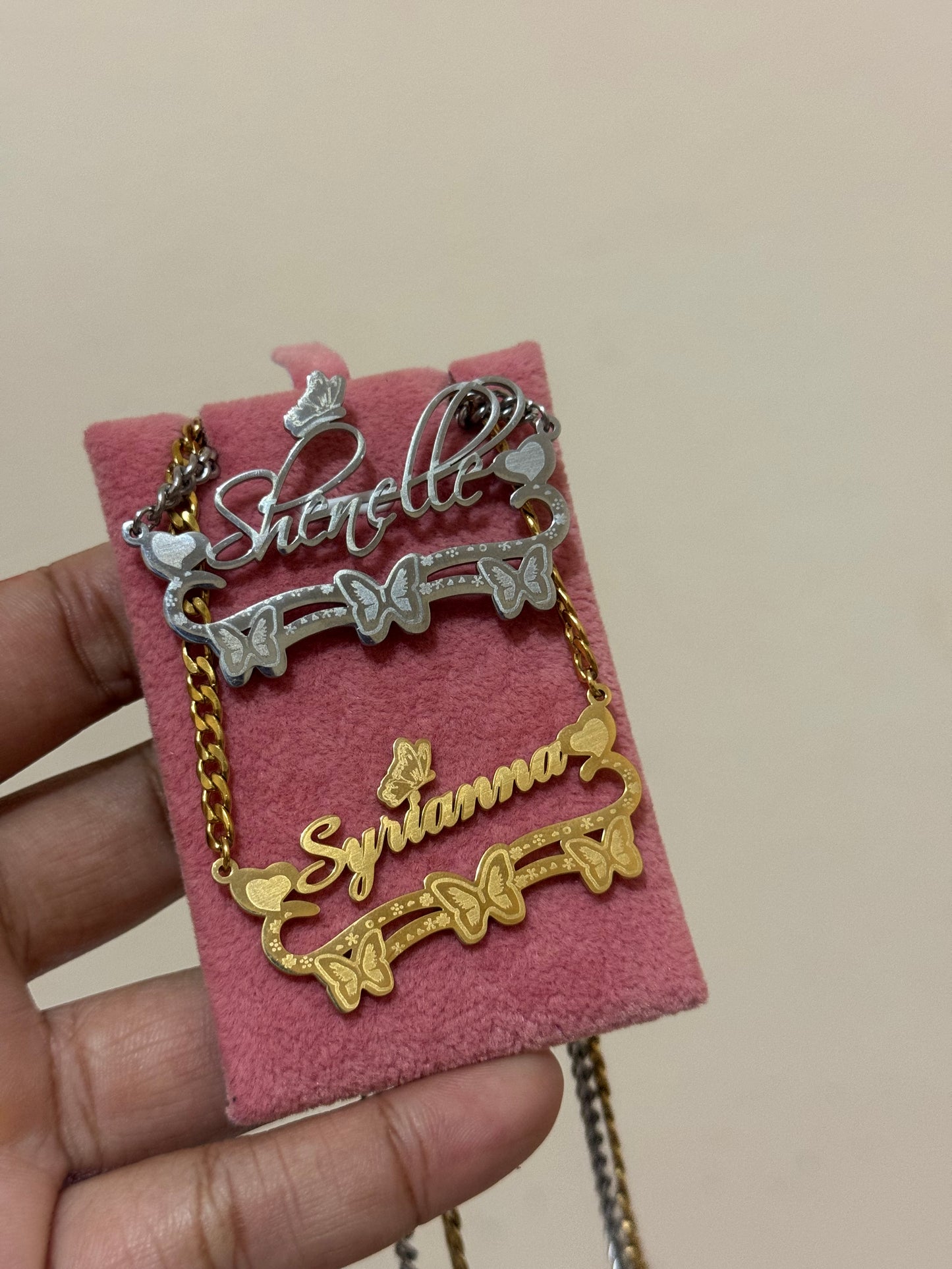INSTOCK flutter  NAME CHAIN ( NO PRE ORDER) cut out
