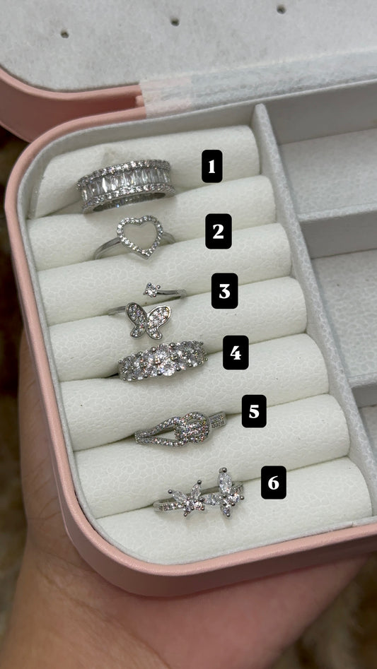 Silver plated ring