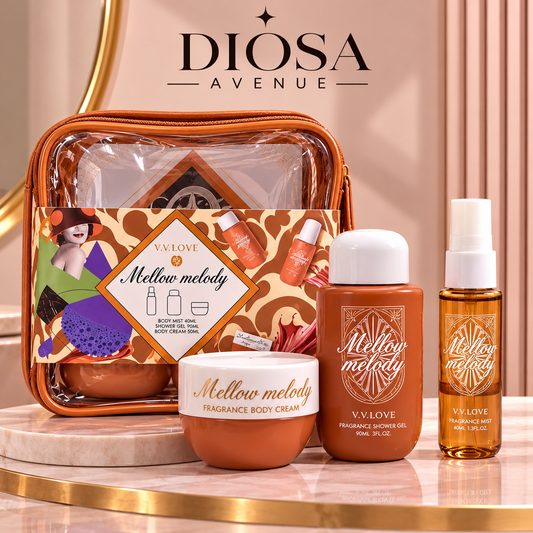V.V. LOVE Mellow Melody | 3-Piece Fragrance & Body Care Travel Set