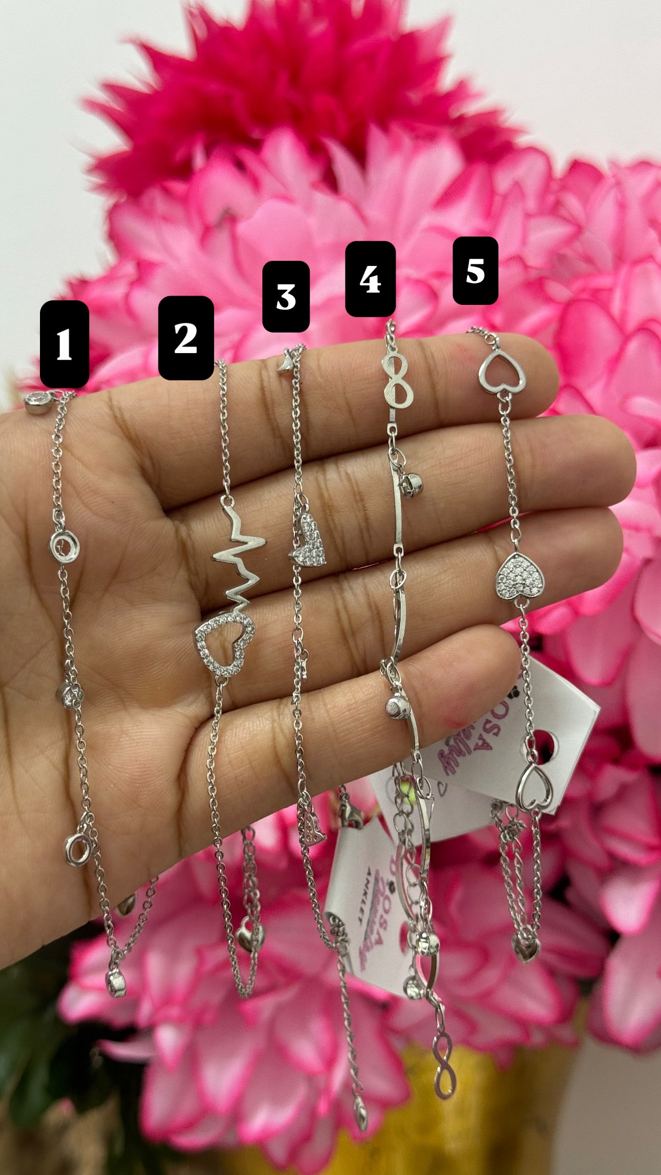 Gold plated anklet