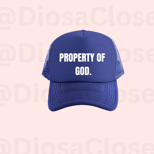 Property of God tucker hat