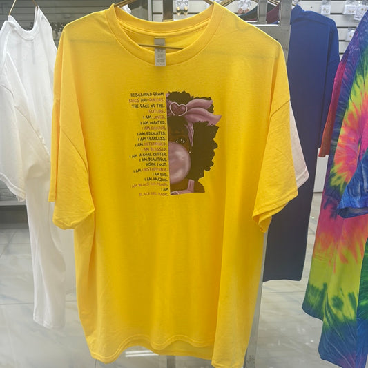 Xl yellow T shirt