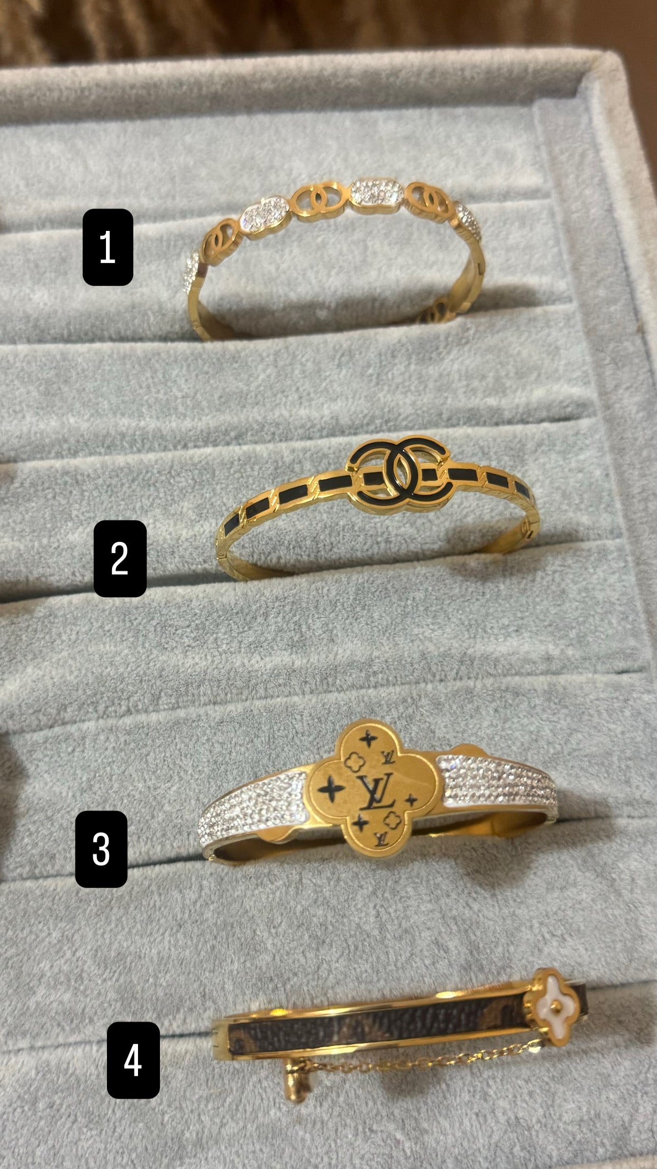 Stainless steel luxury bracelets