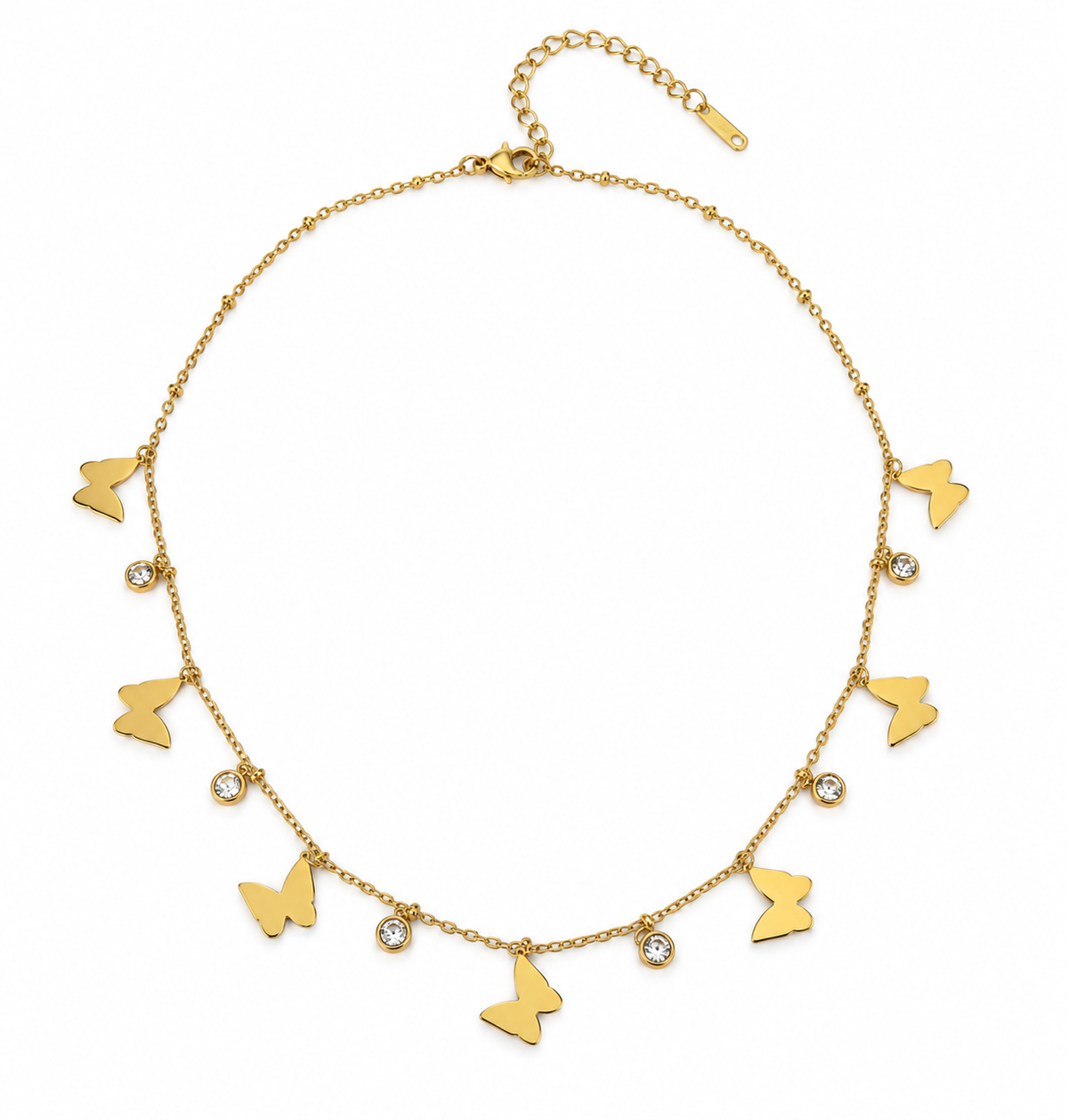 Butterfly Kiss Charm Necklace