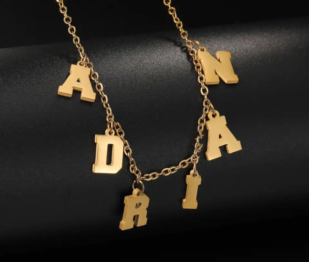 Stainless steel custom name necklace