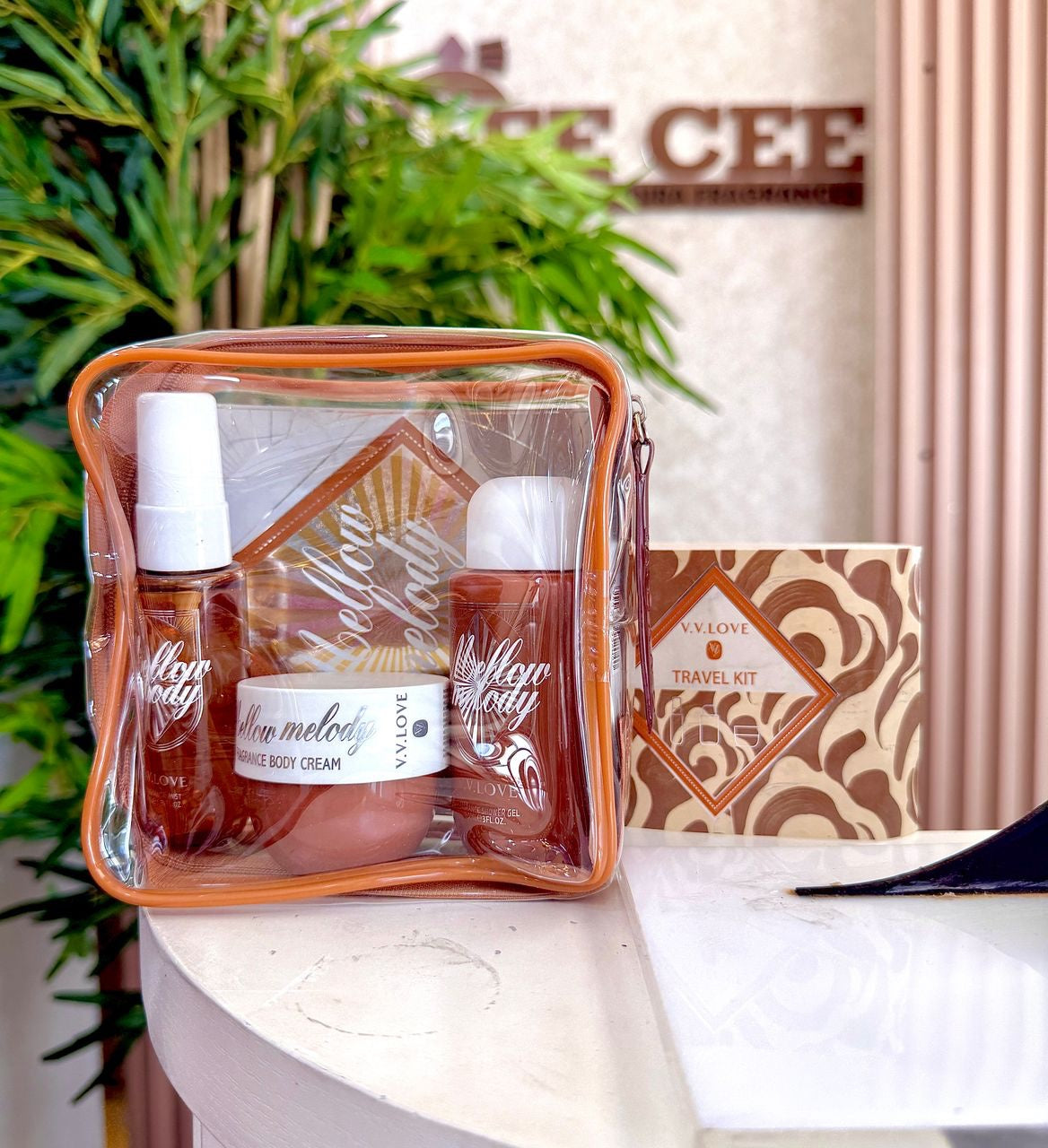 V.V. LOVE Mellow Melody | 3-Piece Fragrance & Body Care Travel Set