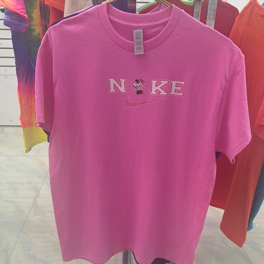 Medium pink angel Nike T shirt