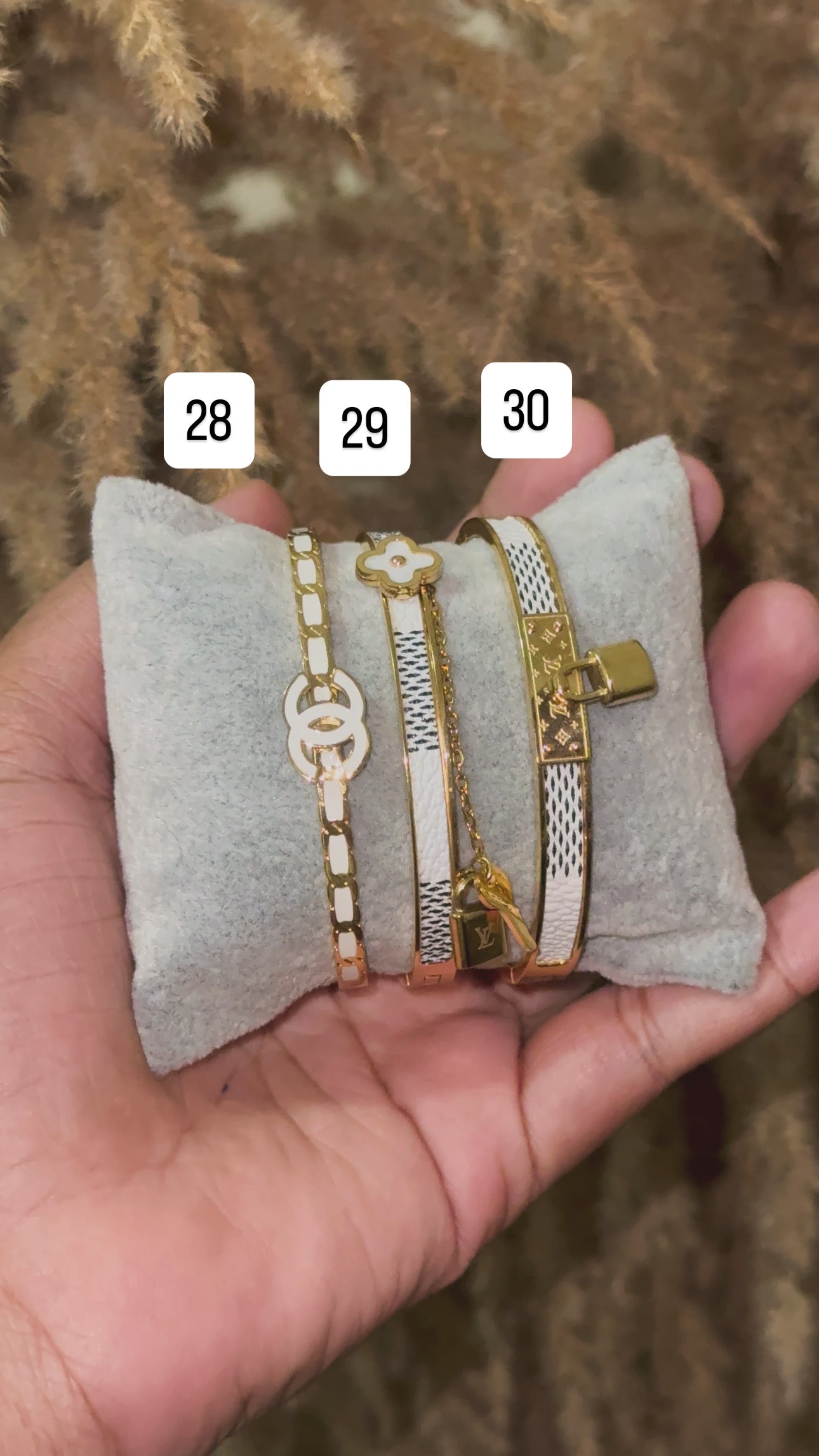 Stainless steel luxury bracelets ( add any 3 bracelets for $200 till August 9th to the cart )
