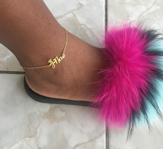 INSTOCK anklet NAME( NO PRE ORDER) cut out