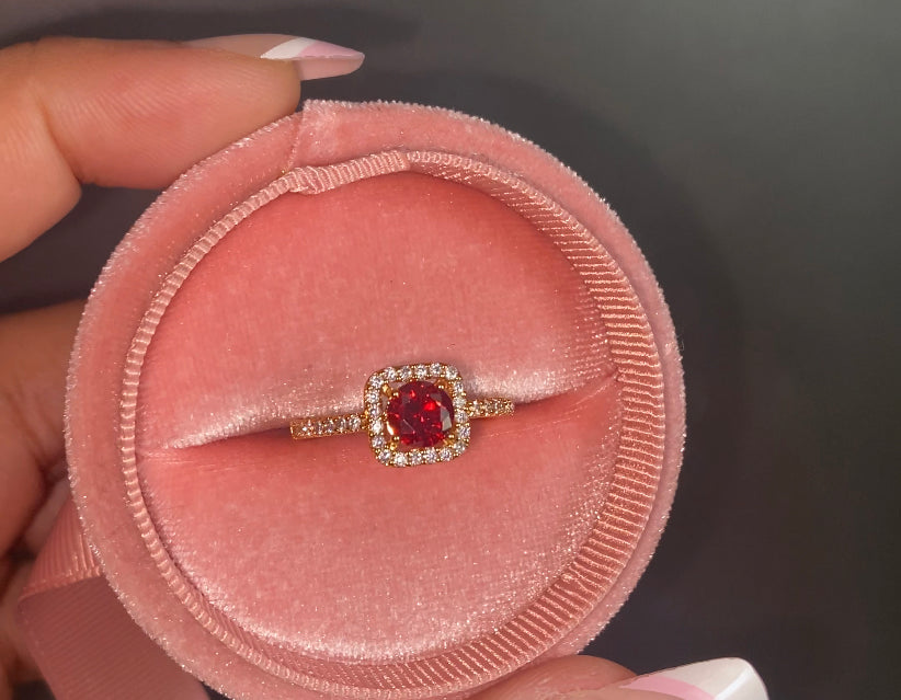 Ruby square ring