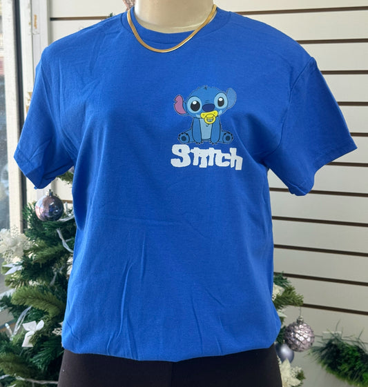 Small blue  stitch t shirt