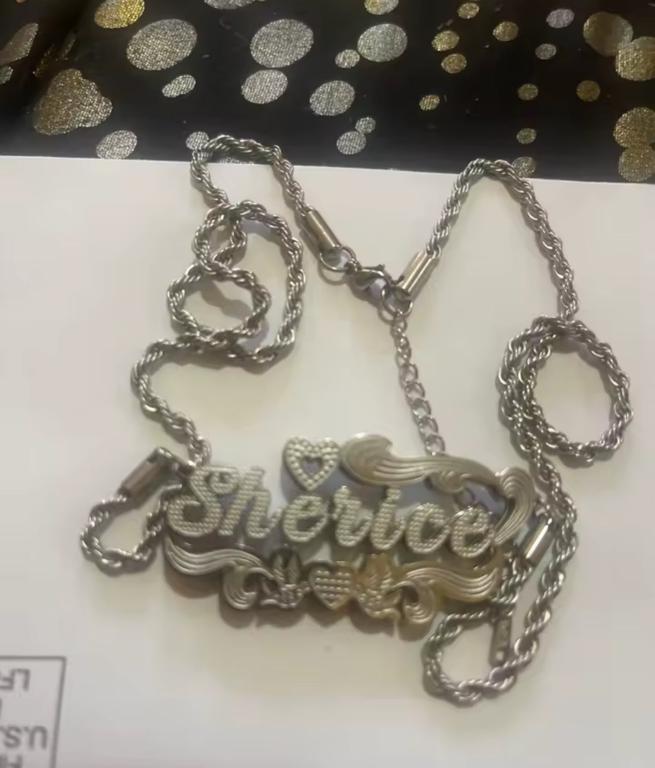 3D custom stainless steel name plate