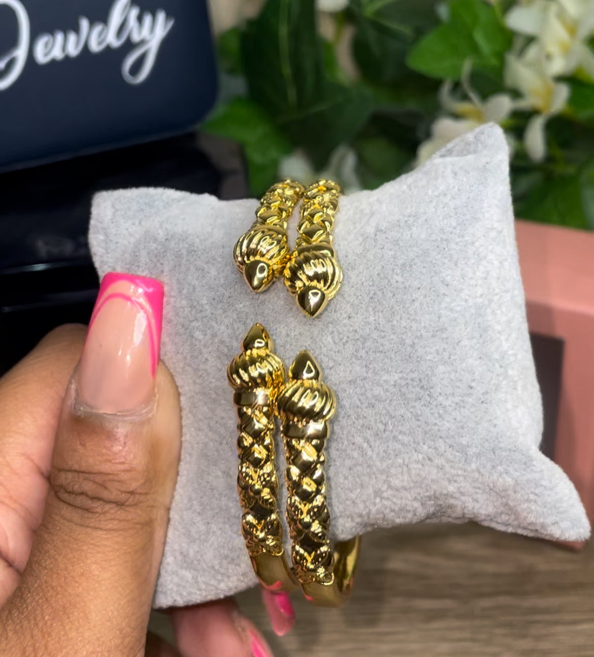 Gold plated bera bracelets
