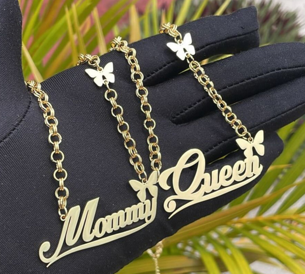 Queendom stainless steel custom necklace