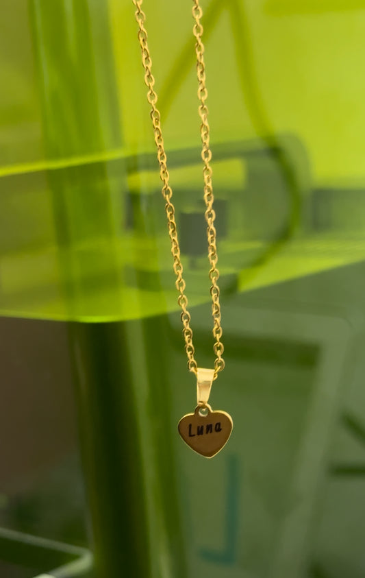 Mini stainless steel custom necklace