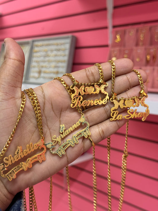 Instock name necklace
