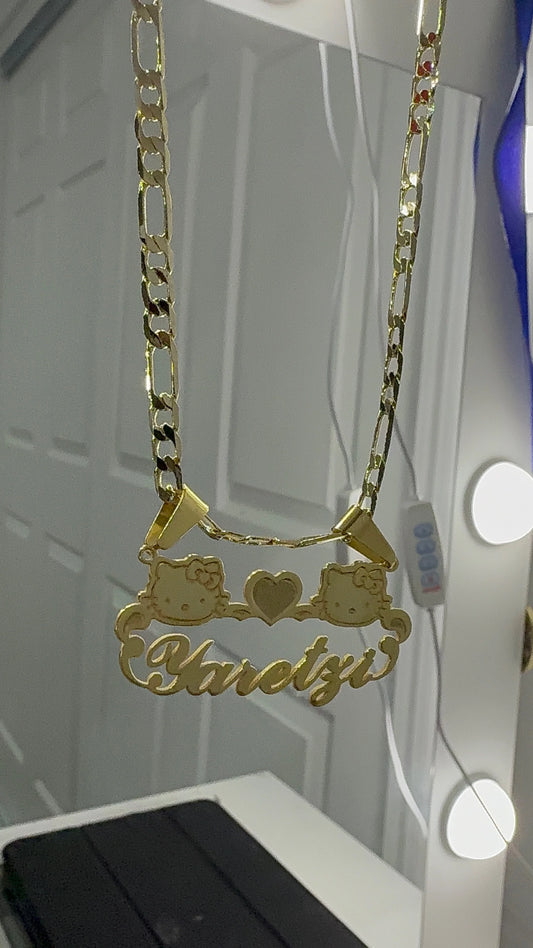 Hello kitty Figaro customize name chain