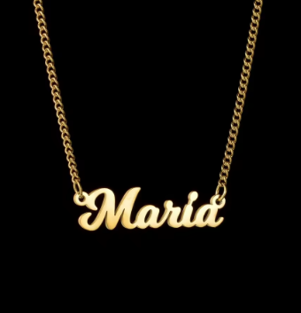 custom name necklaces ( different chain styles )