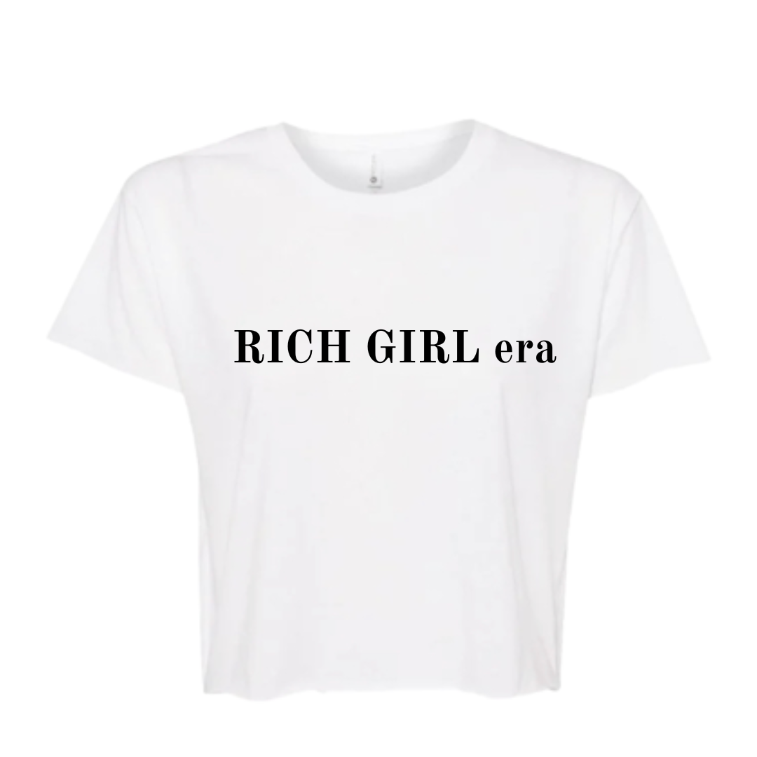 Rich girl era crop top