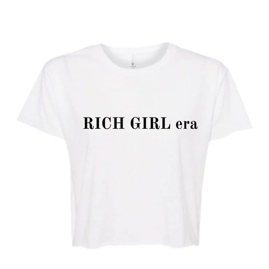 Rich girl era crop top