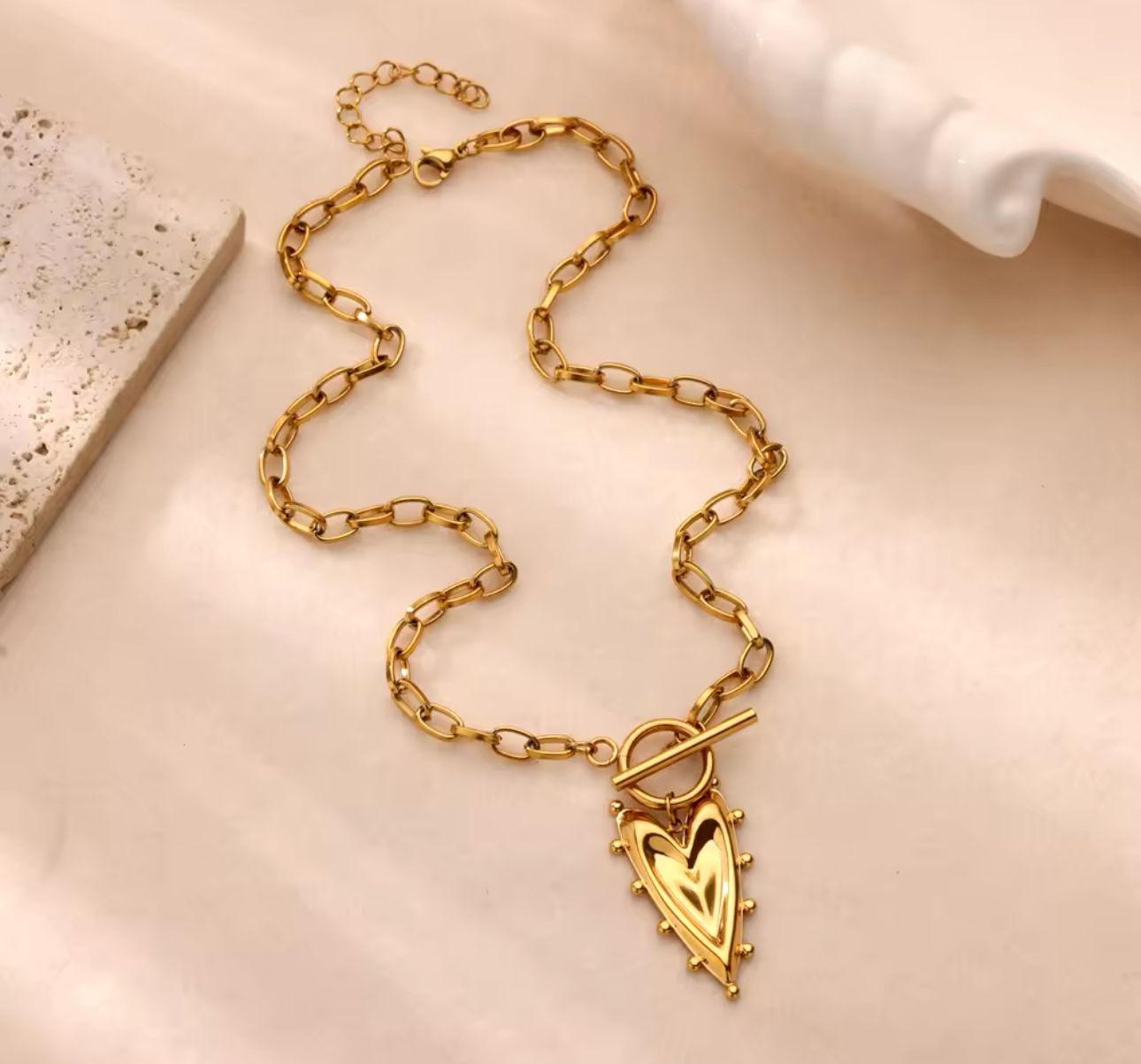 Gold Stainless Steel Necklace