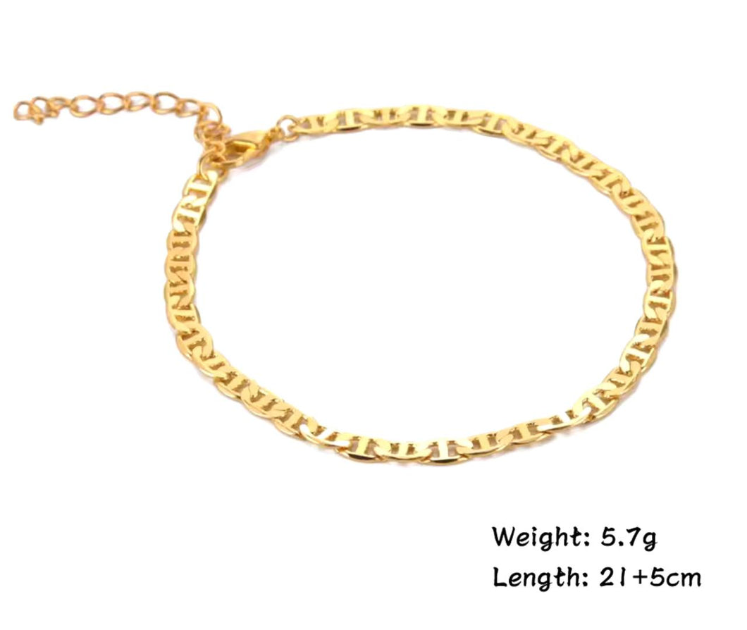 Gold Stainless Steel anklet