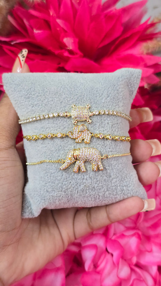 Adjustable cz Bracelets