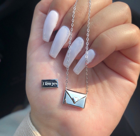 love letter necklace