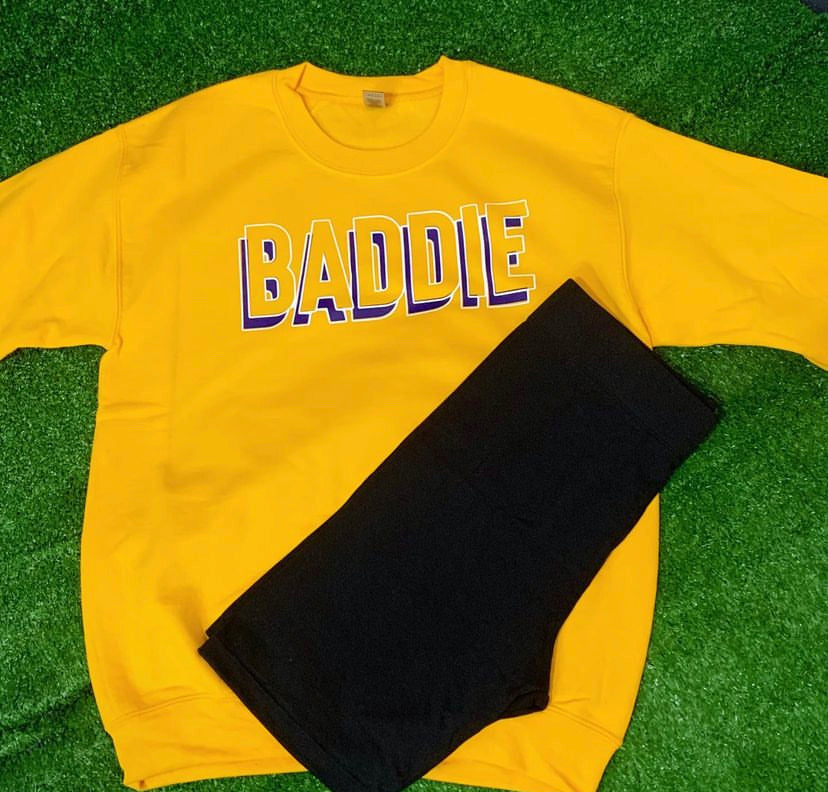 mustard Baddie sweater
